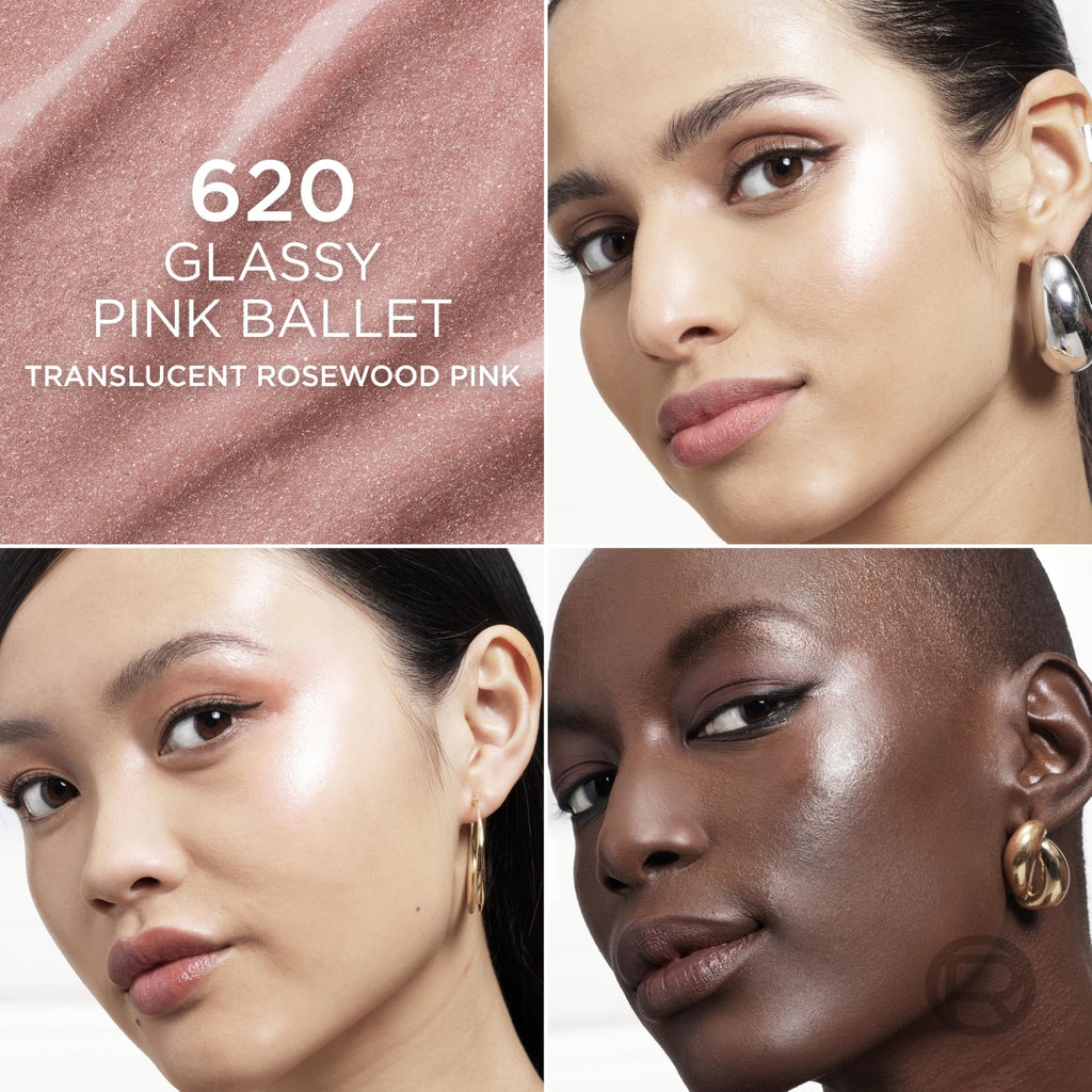 L'Oreal Paris True Match Lumi Le Glass Highlighter Stick, Reflective, Translucent, Glassy Highlighter for Face and Body, 620 Pink Ballet, 0.17 Oz - TrustMedUSA