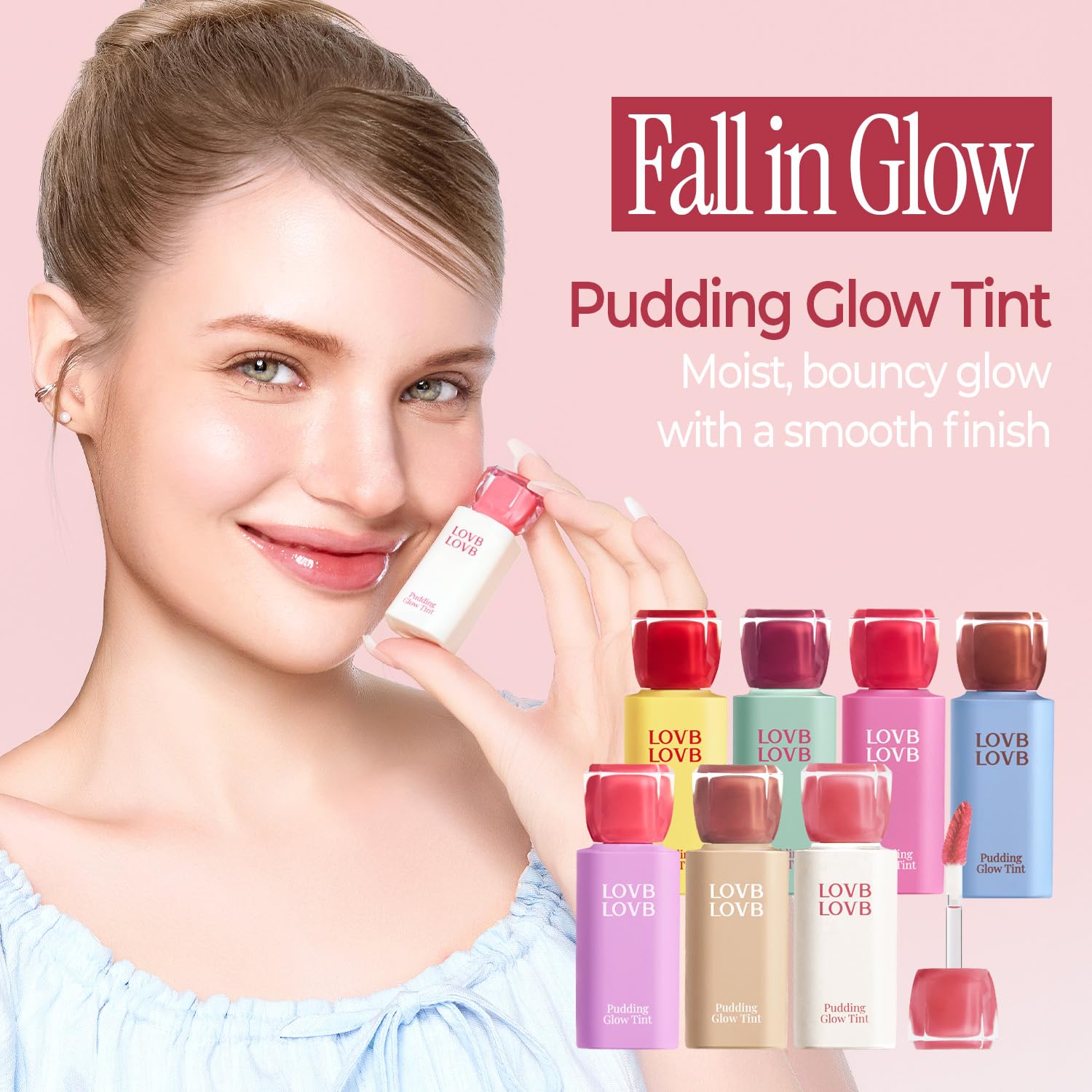 LOVB LOVB Pudding Glow Korean Lip Tint | Natural Lip Stain | Gloss to Stain | Long-Lasting & Non-Sticky | Lightweight Lip Tint | 0.14 oz. (04 SUNSET BEIGE) - TrustMedUSA