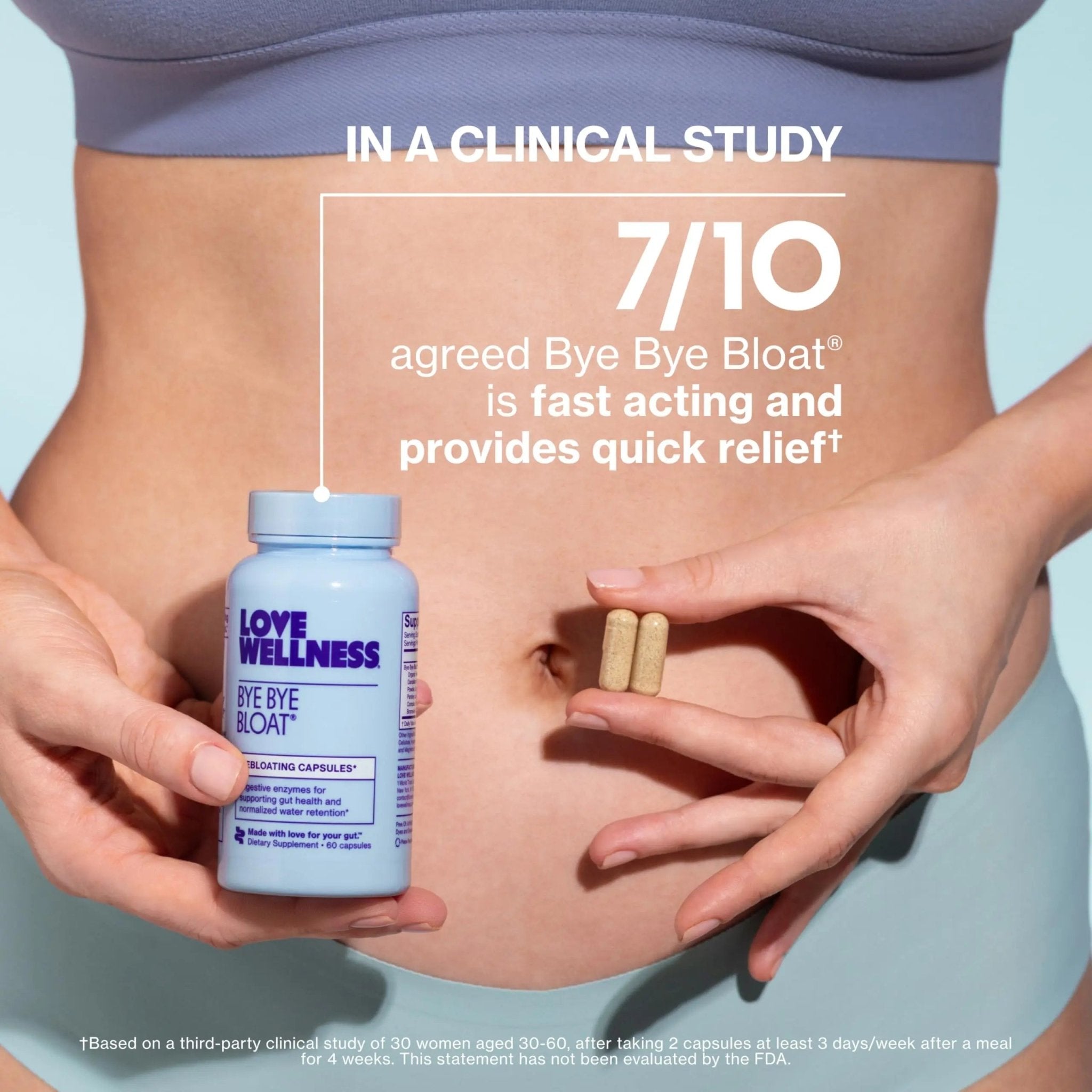 Love Wellness Bye Bye Bloat | Digestive Enzymes for Fast Acting Bloating Relief for Women | Helps Reduce Water Retention & Gas Relief | Supports Digestive Health - TrustMedUSA