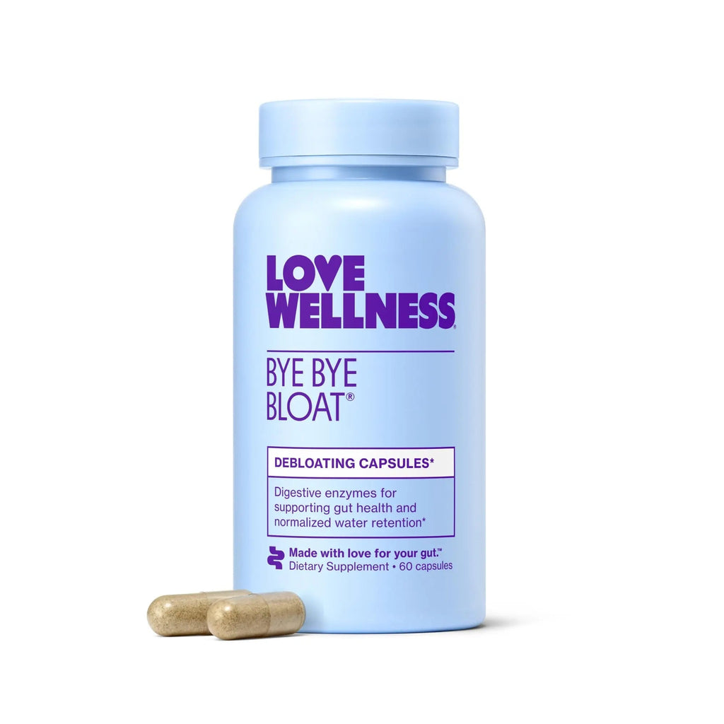 Love Wellness Bye Bye Bloat | Digestive Enzymes for Fast Acting Bloating Relief for Women | Helps Reduce Water Retention & Gas Relief | Supports Digestive Health - TrustMedUSA