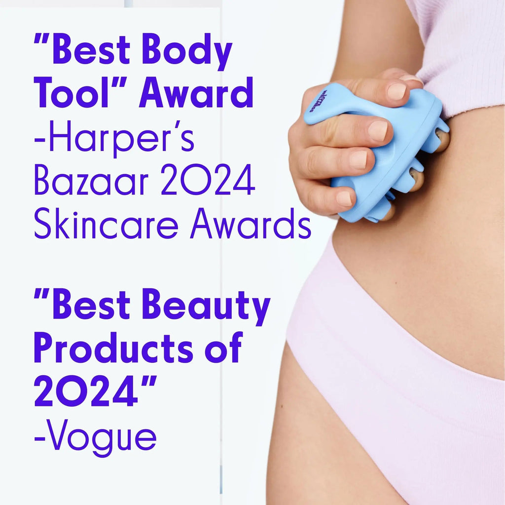 Love Wellness Bye Bye Bloat Lymphatic Massage Roller | Handheld Massager and Body Sculpting Tool | Supports Lymphatic Drainage, Bloating Relief, Skin Hydration & Boost Circulation | 1 Count - TrustMedUSA