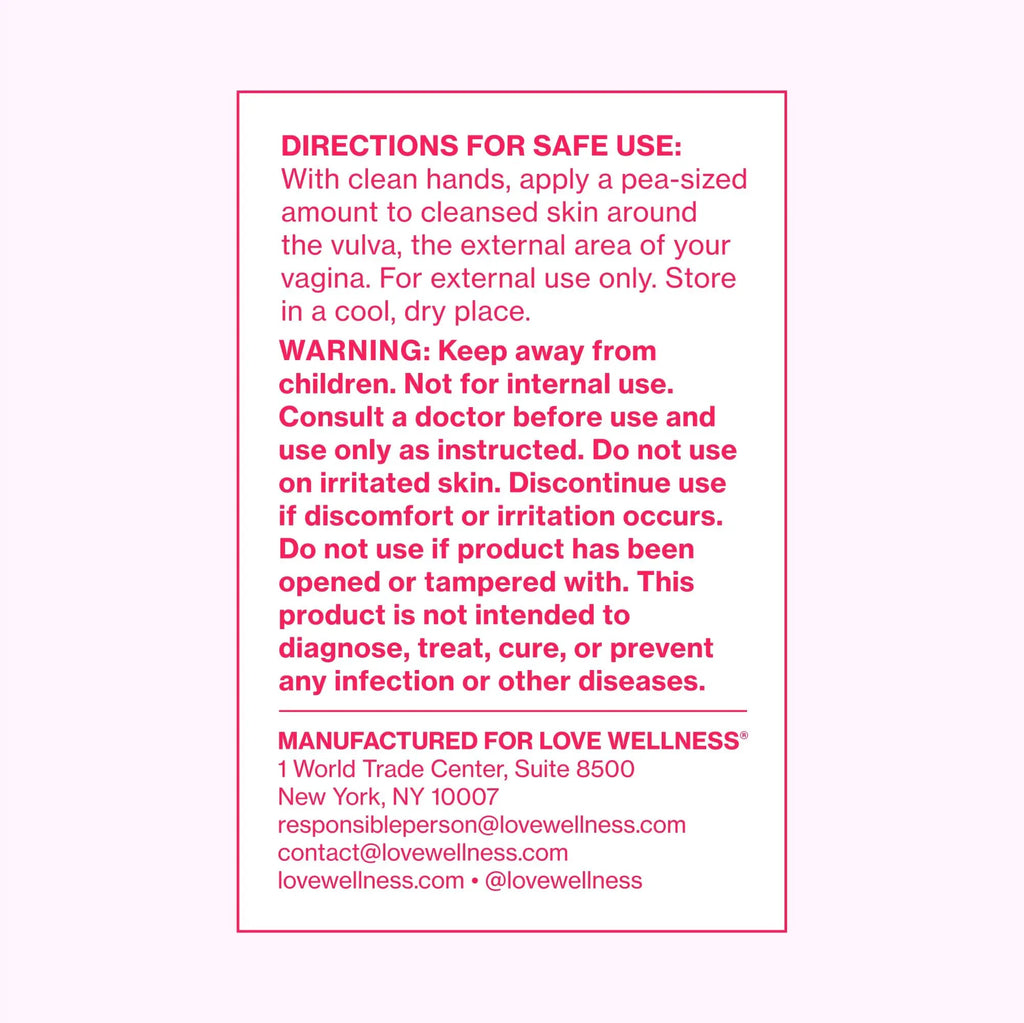 Love Wellness Comfy Cream Vulva & Vaginal Moisturizer - 1.01 oz - TrustMedUSA