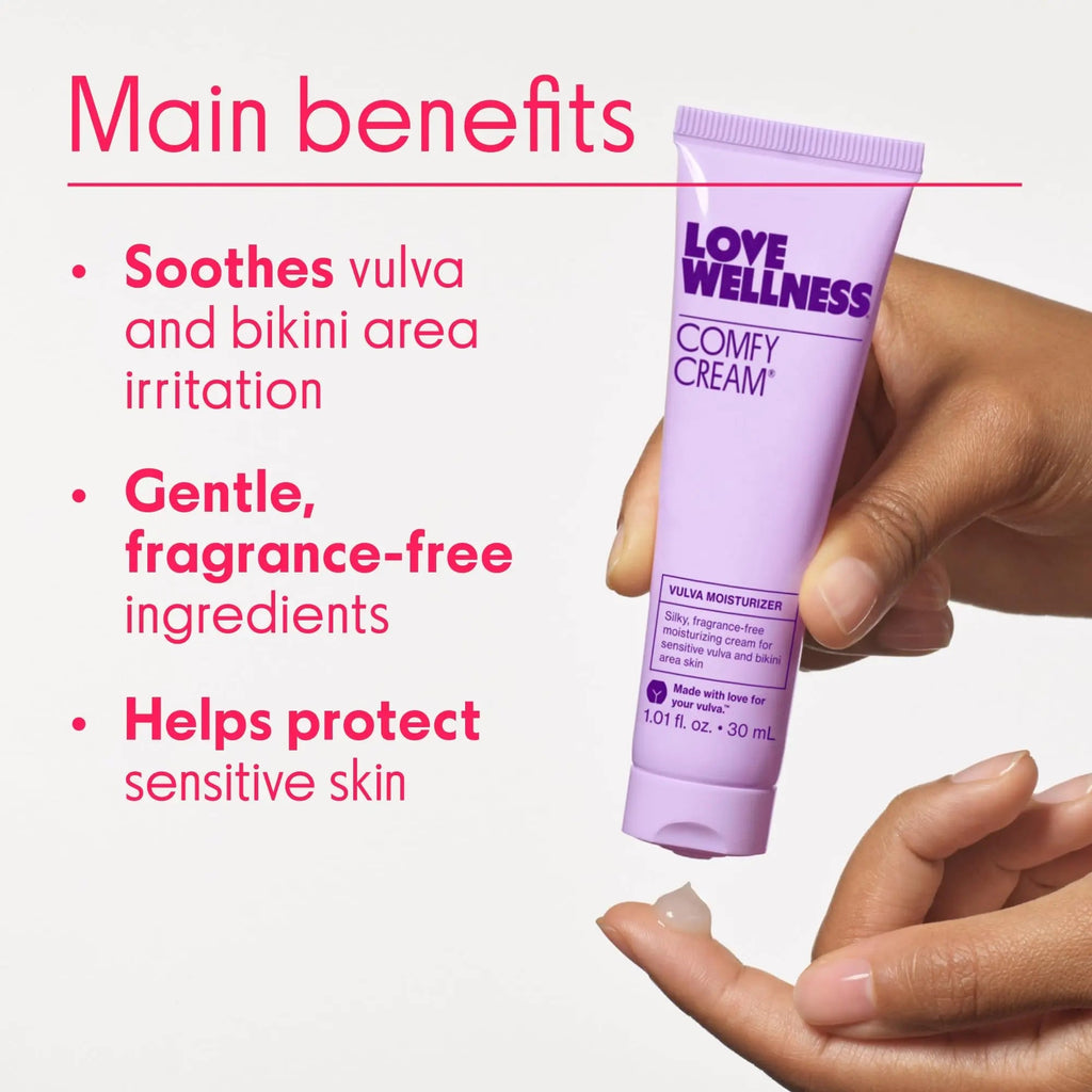 Love Wellness Comfy Cream Vulva & Vaginal Moisturizer - 1.01 oz - TrustMedUSA
