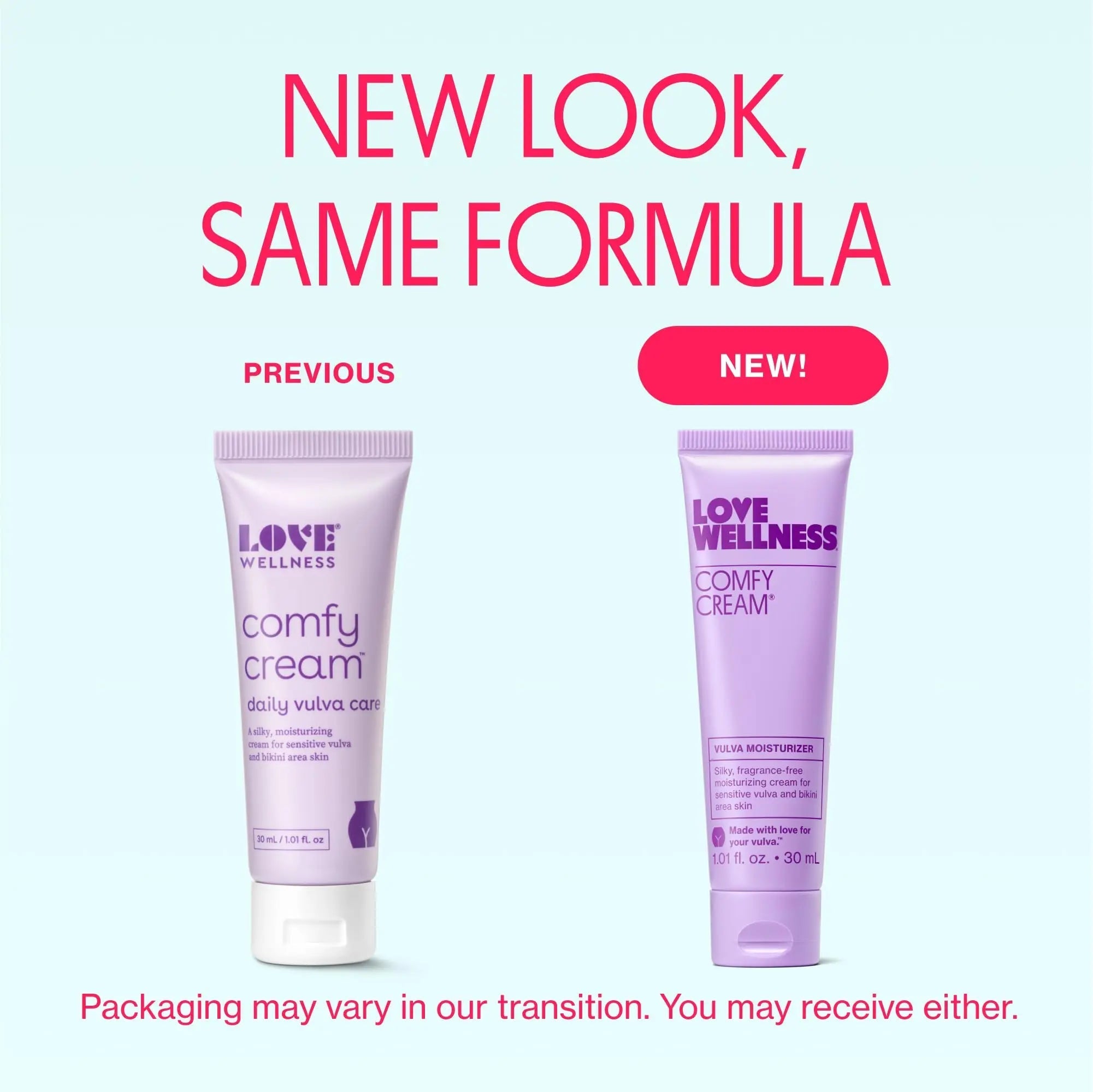 Love Wellness Comfy Cream Vulva & Vaginal Moisturizer - 1.01 oz - TrustMedUSA