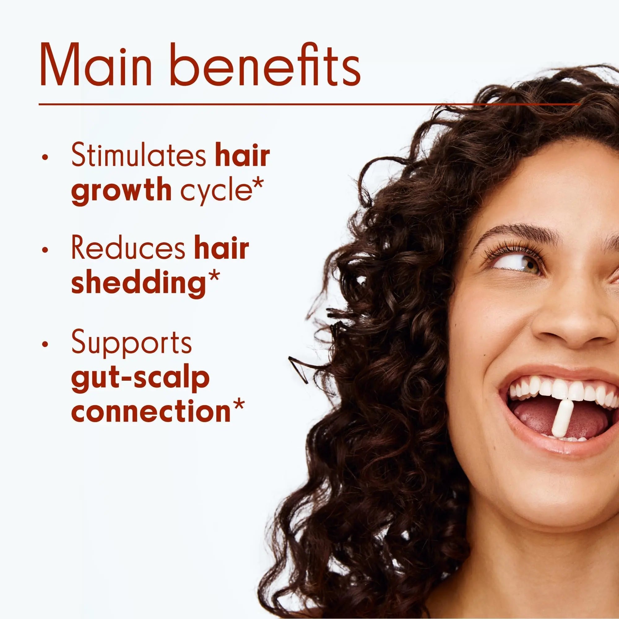 Love Wellness Healthy Hair Probiotics | Support Hair Growth with Biotin and Vitamin B12 & B6 | Supplement for Healthy Scalp & Thicker, Fuller Looking Hair | Safe & Effective | 30 Capsules - TrustMedUSA