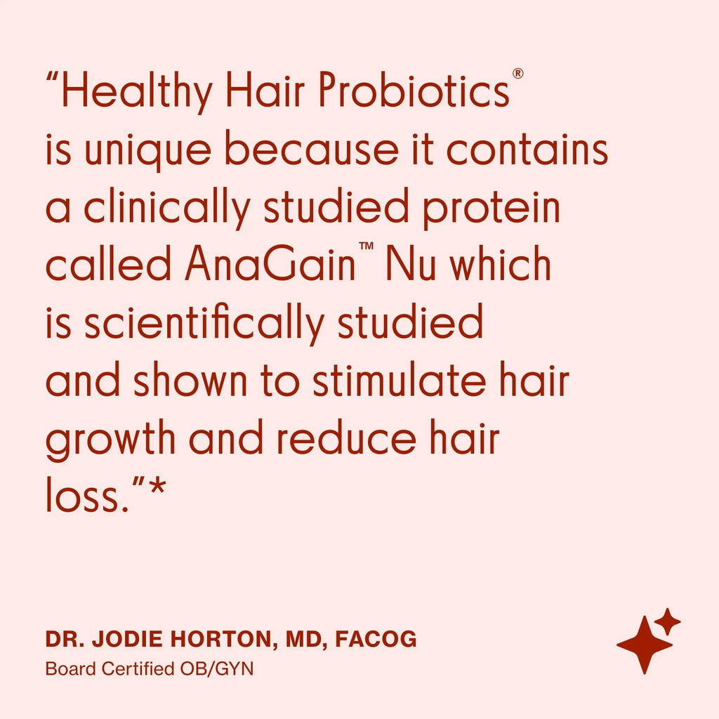 Love Wellness Healthy Hair Probiotics | Support Hair Growth with Biotin and Vitamin B12 & B6 | Supplement for Healthy Scalp & Thicker, Fuller Looking Hair | Safe & Effective | 30 Capsules - TrustMedUSA