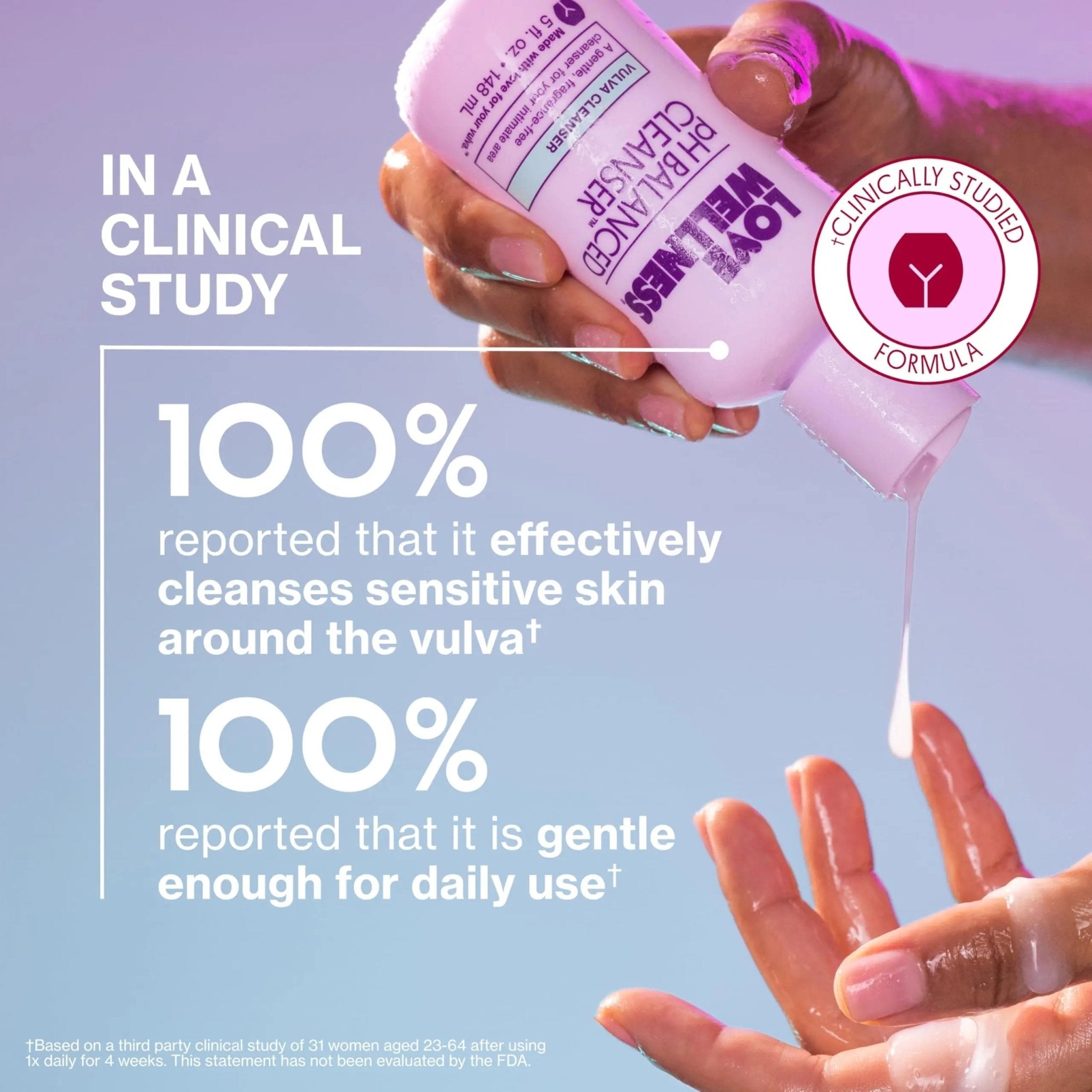 Love Wellness pH Balancing Cleanser | Feminine Vaginal Wash | Fragrance-Free | Vaginal Cleanser for Balanced pH, Intimate Health & Hygiene | Non-Irritating with Aloe Vera for Sensitive Skin | 5 Fl Oz - TrustMedUSA