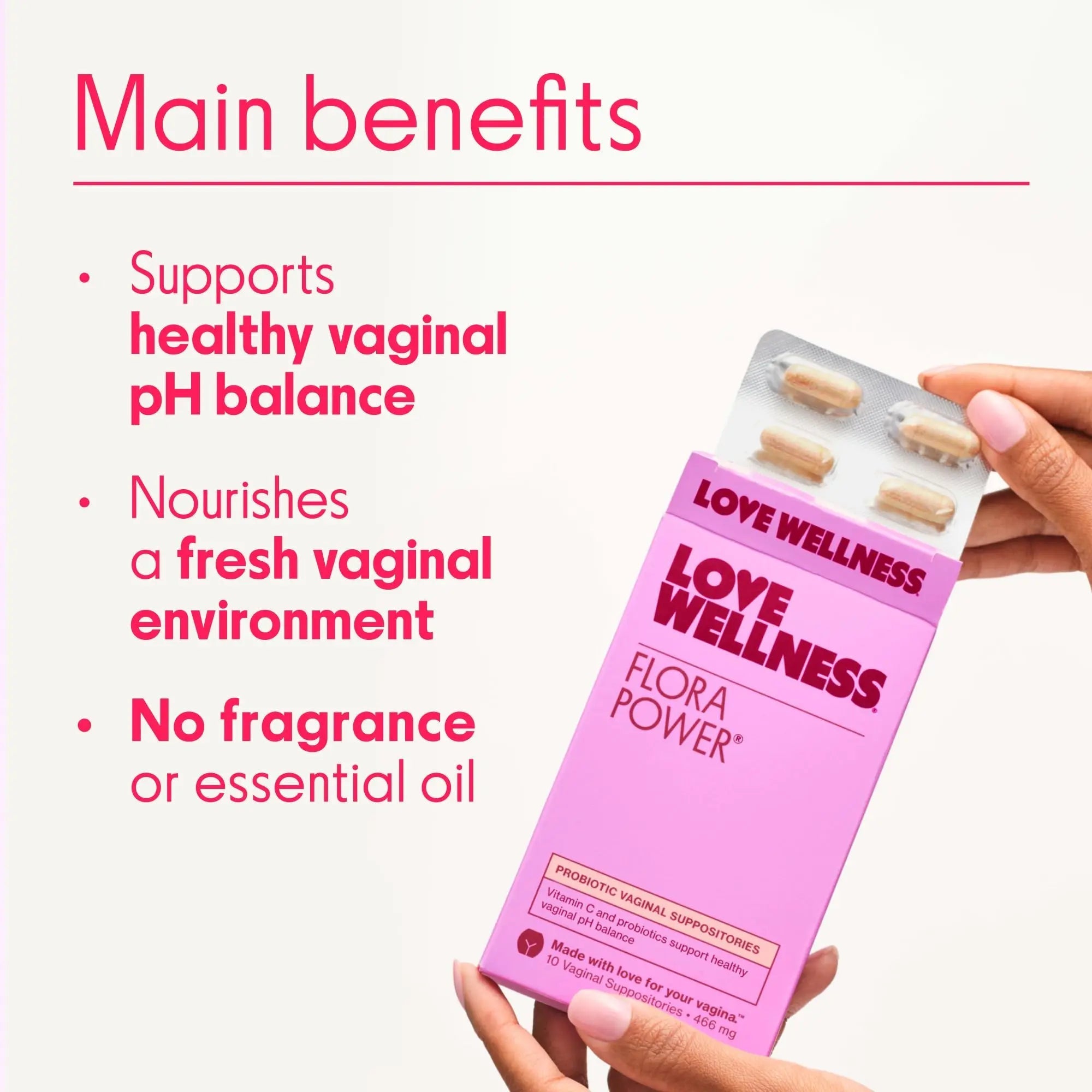 Love Wellness The Killer & Flora Power | Vaginal Suppository Duo with Boric Acid, Probiotics & Vitamin C | Supports pH Balance, Odor Control & Feminine Health | Fragrance-Free, Non-GMO & Paraben Free - TrustMedUSA