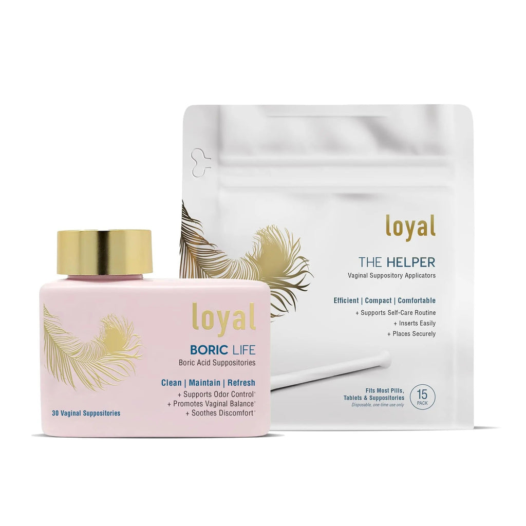 Loyal Boric Life Suppositories 600mg Bundle with Applicator, 30 Suppositories & 15 Applicators - TrustMedUSA