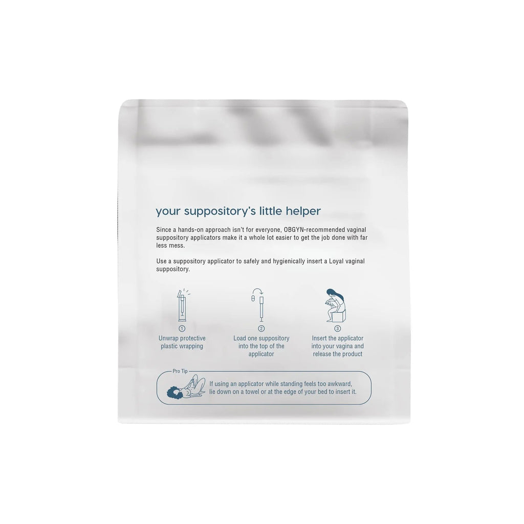 Loyal The Helper Suppository Applicators | Efficient | Compact | Comfortable | Fits Most Brands, Pills, Tablets and Boric Acid Suppositories (30-Pack) - TrustMedUSA
