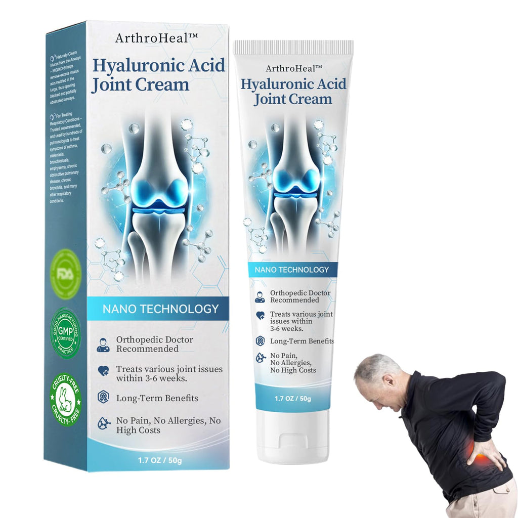 Luhaka ArthroHeal Hyaluronic Acid Joint R-epair Cream,ArthroHeal Joint Cream,Quickly relieve joint discomfort, Quickly relieve joint discomfort, suitable for joint activities throughout the body (1) - TrustMedUSA