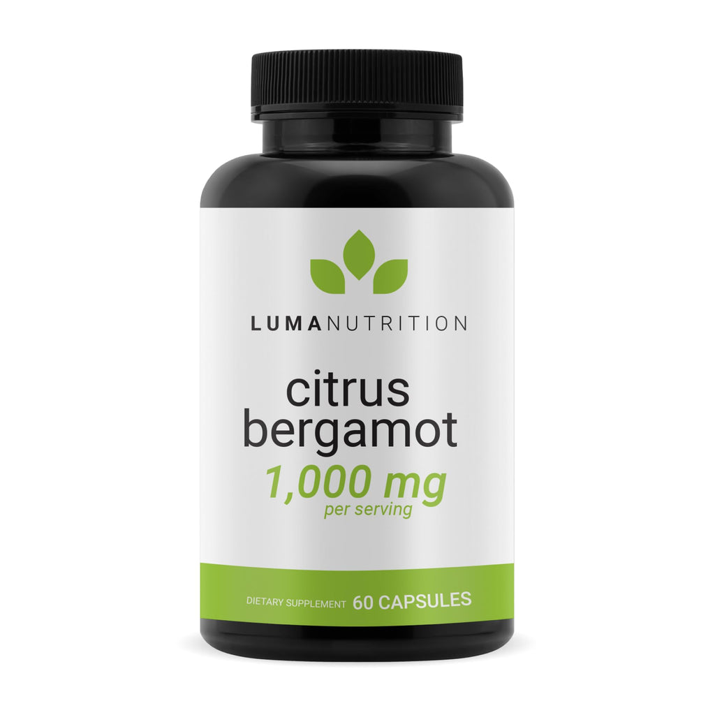 Luma Nutrition Citrus Bergamot 1000mg Per Serving - Citrus Bergamot Supplement - Heart Health Support - Made in the USA - TrustMedUSA