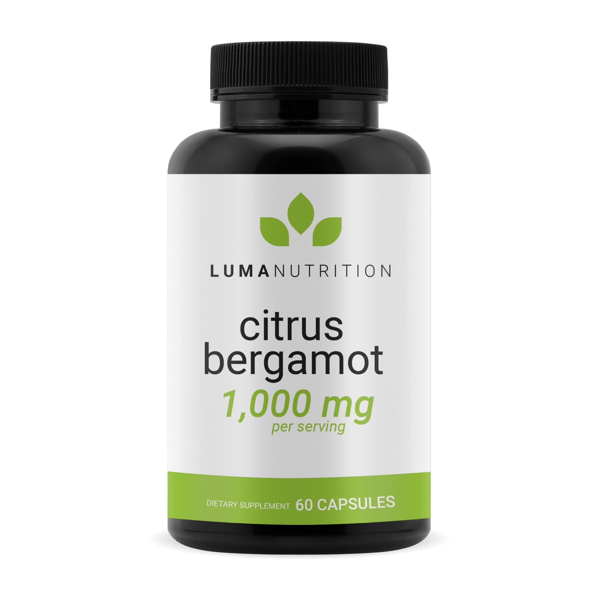 Luma Nutrition Citrus Bergamot 1000mg Per Serving - Citrus Bergamot Supplement - Heart Health Support - Made in the USA - TrustMedUSA