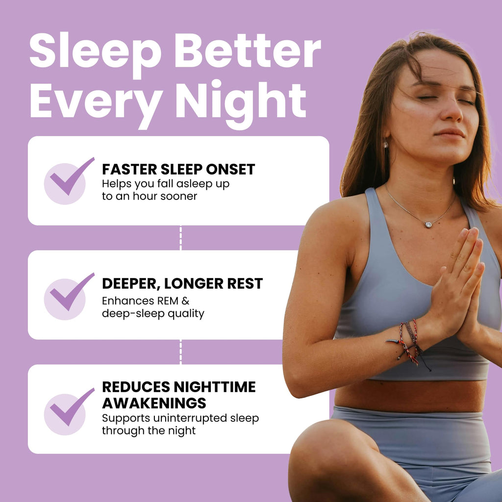 Luma Nutrition Magnesium Glycinate 1000mg - Support Stress, Sleep, Nerve & Muscle Health - 500mg Pure Magnesium Supplement Capsules - TrustMedUSA