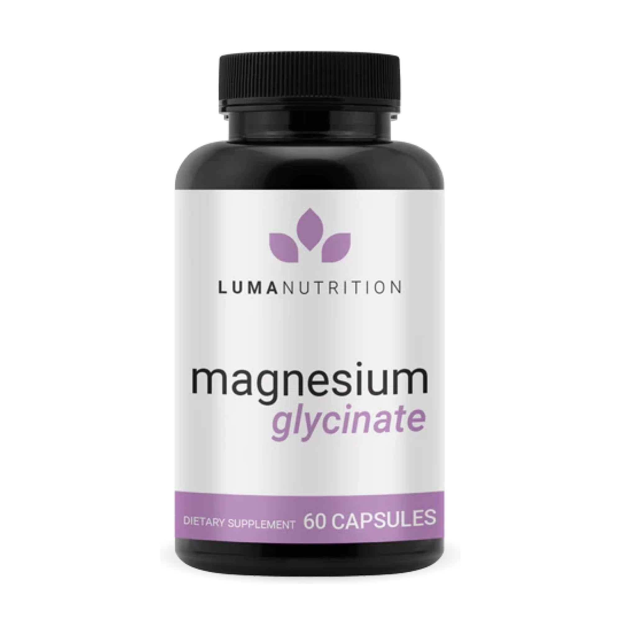 Luma Nutrition Magnesium Glycinate 1000mg - Support Stress, Sleep, Nerve & Muscle Health - 500mg Pure Magnesium Supplement Capsules - TrustMedUSA