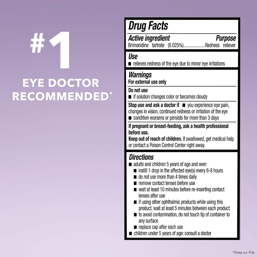 LUMIFY Eye Drops for Red Eyes, Redness Reliever for Brighter Looking Eyes, Works in 1 Minute & Lasts Up to 8 Hours, Eye Drops, 0.25 Fl Oz (7.5mL) - TrustMedUSA