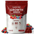 Lumin Hair Growth Gummies for Black Women, 60 Vegan Gummies, Daily Hair Nourishment with Biotin, Collagen & Botanical Extracts, Supports Healthy Hair Growth & Strength - TrustMedUSA