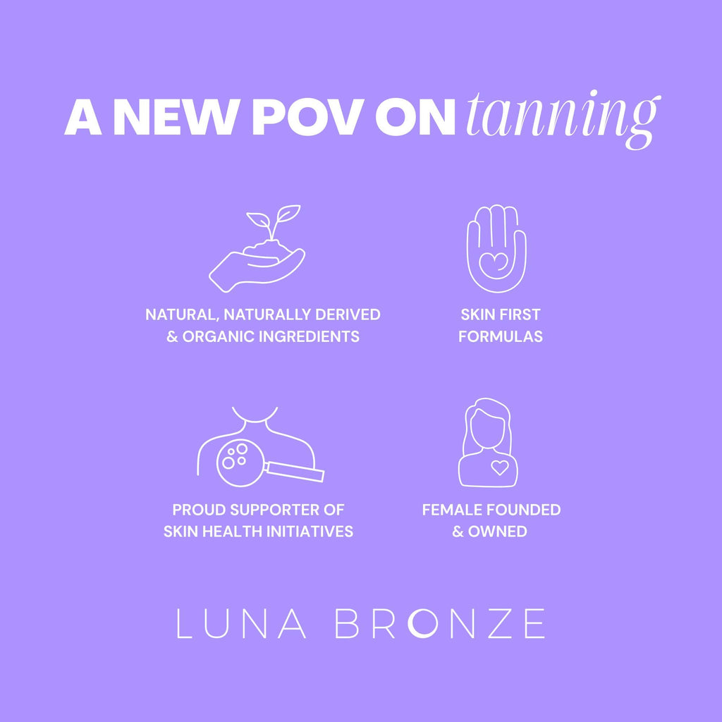 Luna Bronze Cosmic Bronzing Drops | Lightweight, Hydrating & Washable Liquid Bronze Drops | Non-Greasy Formula Enriched with Sodium Hyaluronate & Shea Butter | Responsible Mica (30ml/1.01 fl. oz) - TrustMedUSA