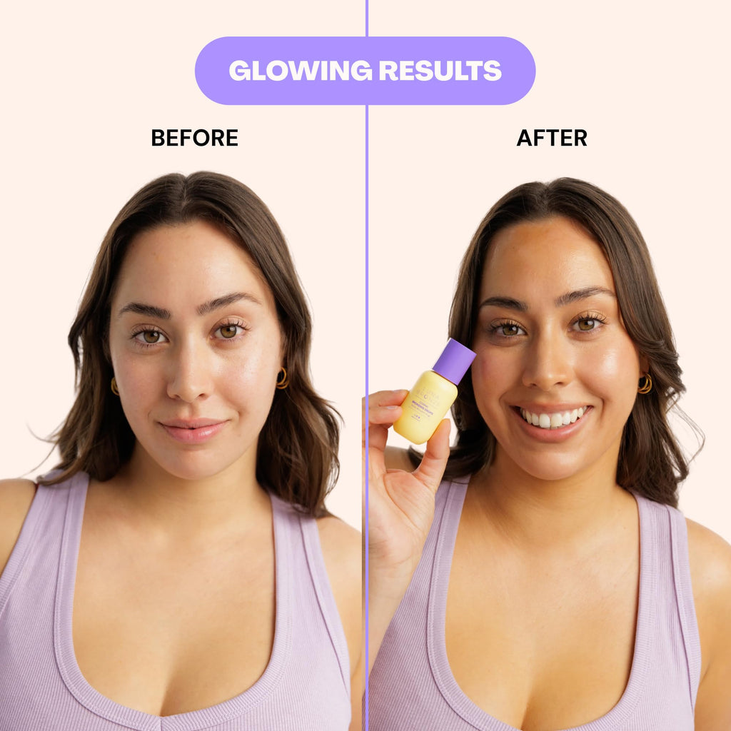 Luna Bronze Cosmic Bronzing Drops | Lightweight, Hydrating & Washable Liquid Bronze Drops | Non-Greasy Formula Enriched with Sodium Hyaluronate & Shea Butter | Responsible Mica (30ml/1.01 fl. oz) - TrustMedUSA