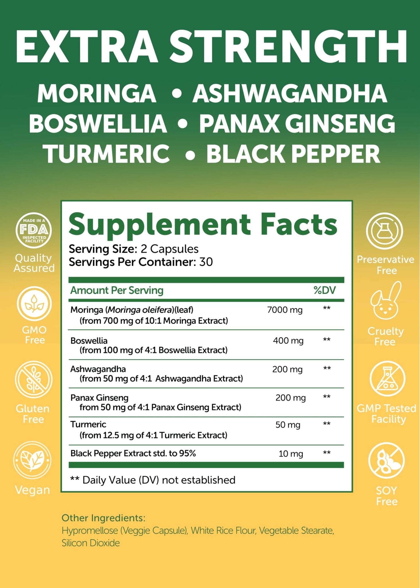 Lunakai USA Made Moringa & Sea Moss Capsules Bundle – 6-in-1 & 16-in-1 Advanced Blends – 60 Non-GMO Veggie Capsules Each - TrustMedUSA