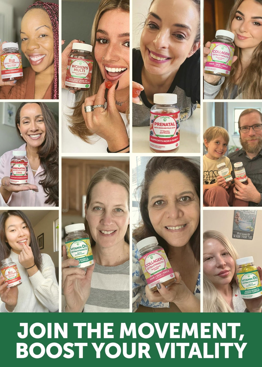 Lunakai USA Made Moringa & Sea Moss Capsules Bundle – 6-in-1 & 16-in-1 Advanced Blends – 60 Non-GMO Veggie Capsules Each - TrustMedUSA