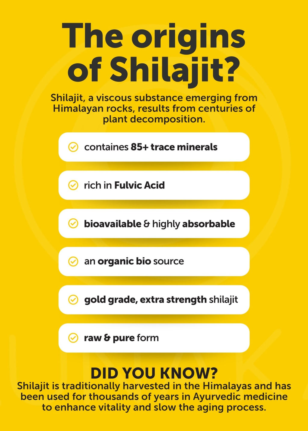 Lunakai USA Made Pure Shilajit Capsules with Ashwagandha, Rhodiola & Cordyceps - Extra Strength Shilajit Extract for Men & Women, 60ct - TrustMedUSA