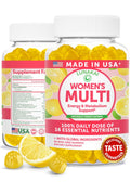 Lunakai USA Made Womens Multivitamin Gummies – Delicious Daily 16 Multi Vitamins for Women – Wellness, Energy & Essential Health Support, 60ct - TrustMedUSA