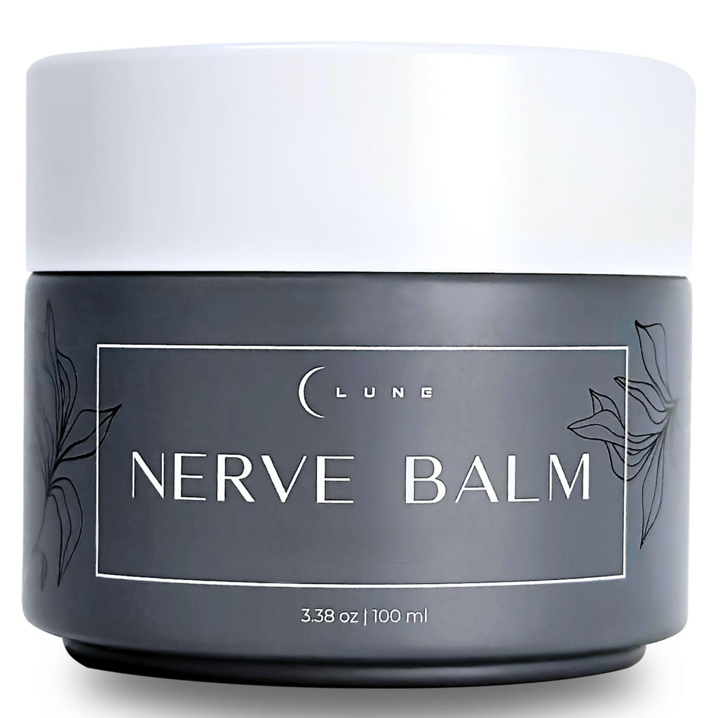 Lune Nerve Balm – Neuropathy Cream for Burning, Tingling & Numbness in Feet & Hands | Natural Nerve Pain Relief Cream with Arnica, Vitamin B6 & Magnesium | 3.4 oz - TrustMedUSA