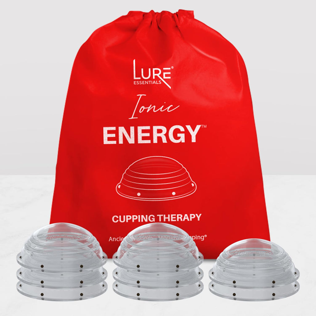 Lure Essentials Cupping Therapy Set 10 Professional Silicone Cupping Cups for Muscle Knots, Joints, Muscles, Arms and Feet - TrustMedUSA
