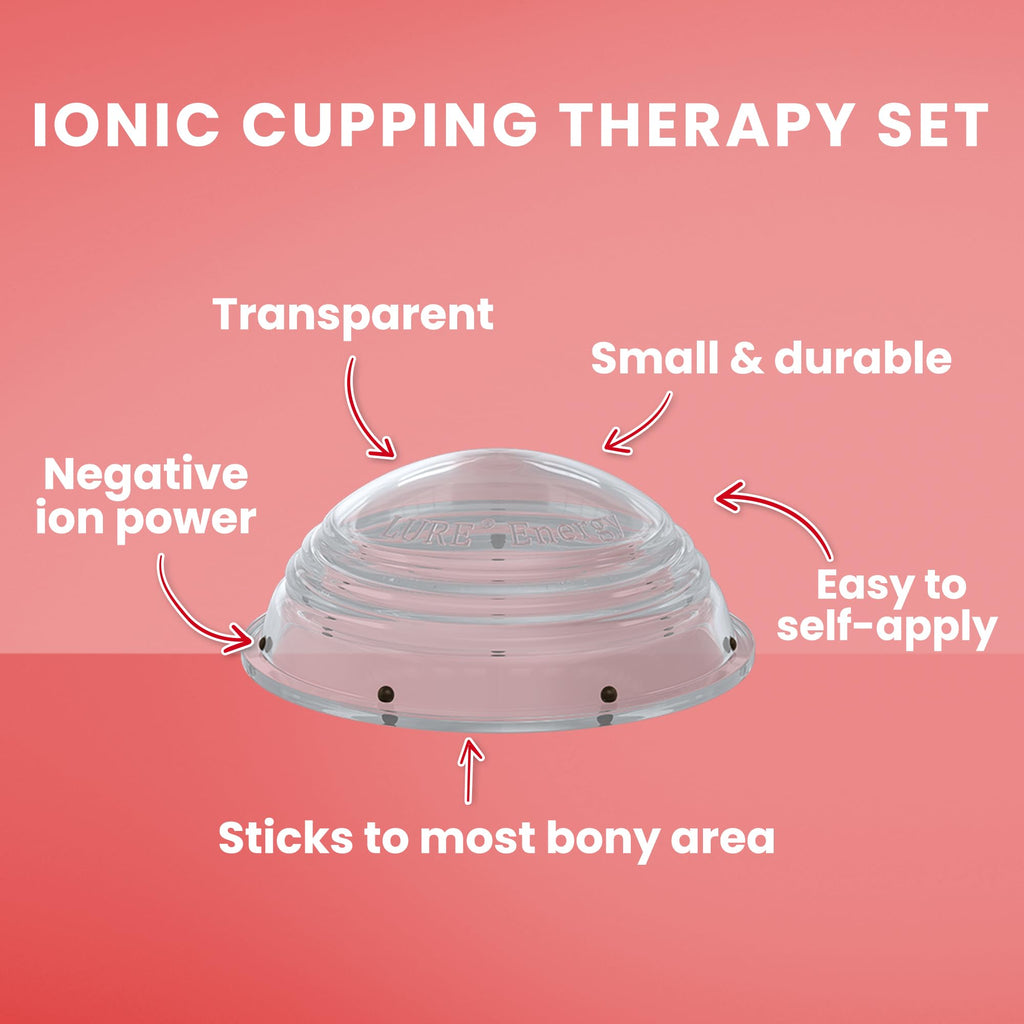 Lure Essentials Cupping Therapy Set 10 Professional Silicone Cupping Cups for Muscle Knots, Joints, Muscles, Arms and Feet - TrustMedUSA