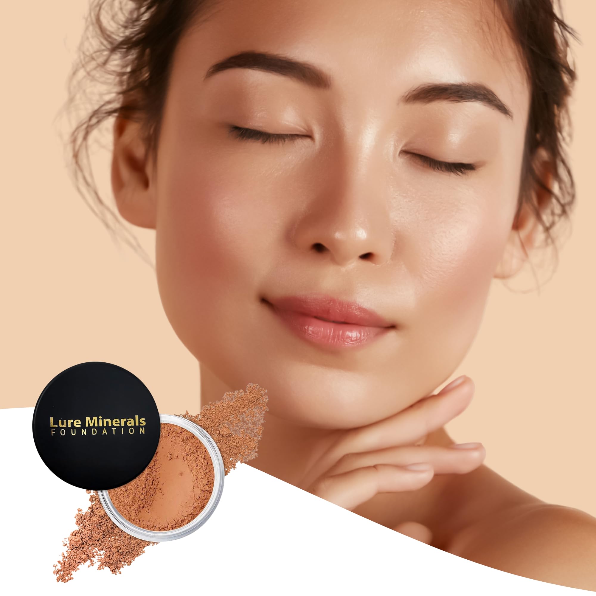 Lure Minerals Bronze warmth All over Face Bronzer (Compare to Bare Minerals) (Warmth) Large 1.oz Jar - TrustMedUSA