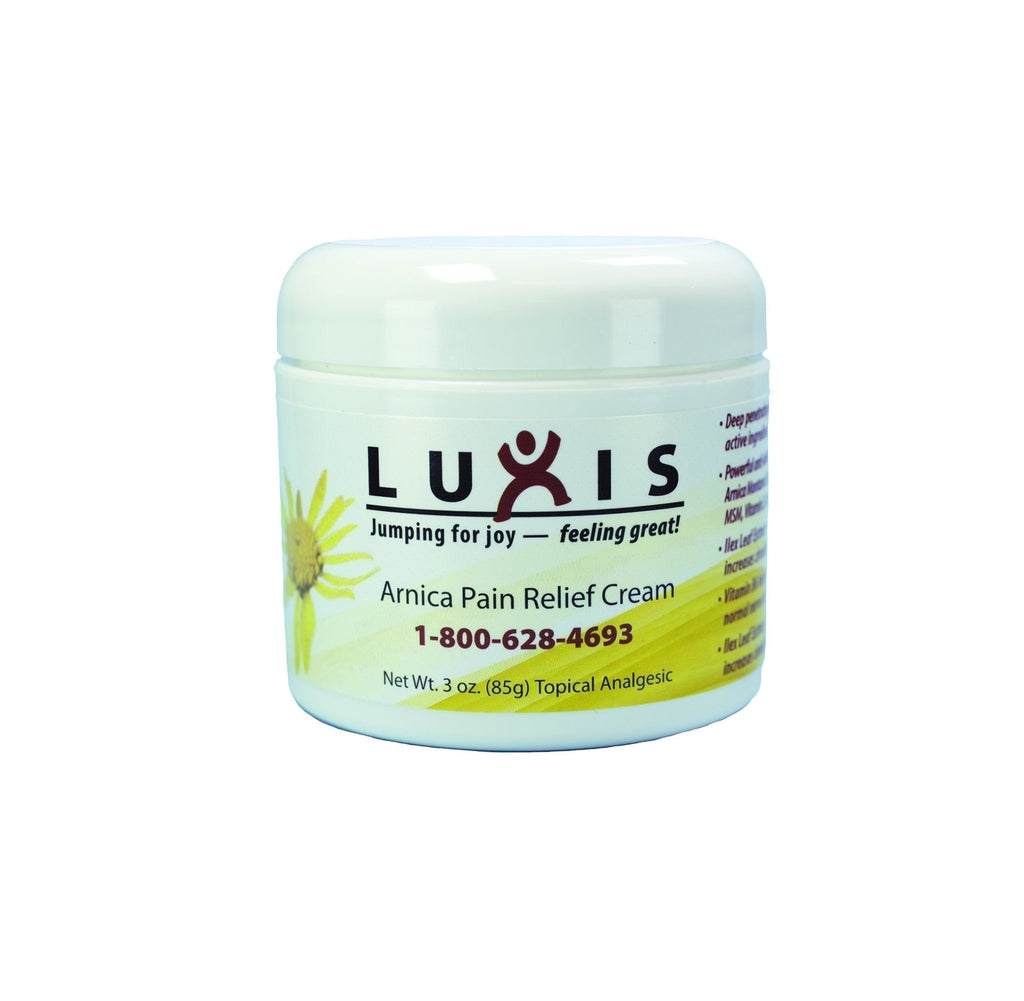 Luxis Arnica Pain Relief Cream - Soothing Arnica Combined with Powerful Menthol - Topical analgesic - 3 oz - TrustMedUSA