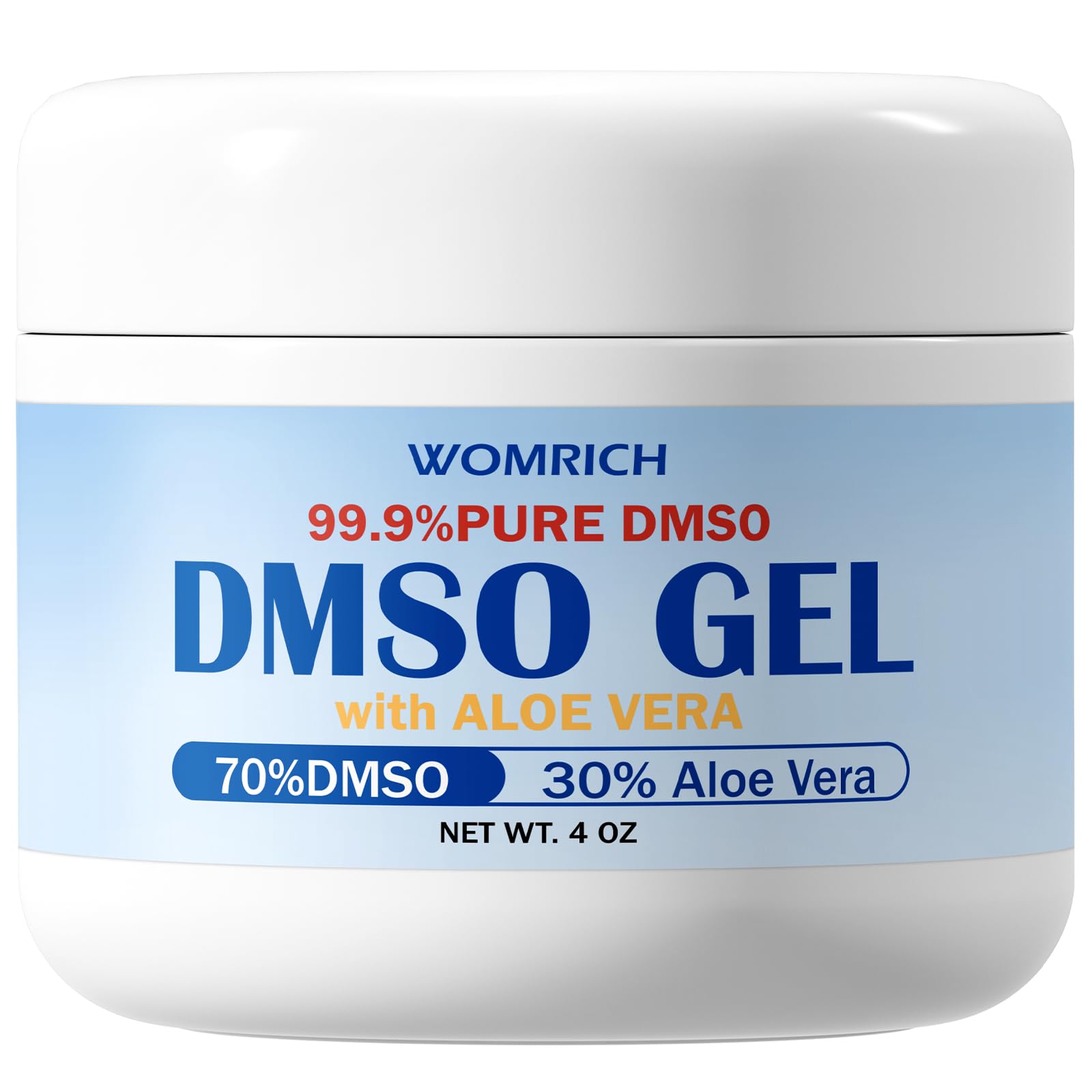Lymph MD DMSO Gel with Aloe Vera - DMSO Pharmaceutical Grade for Joints and Muscles - Dimethyl Sulfoxide Cream 4 Oz - High Purity & Low Odor - TrustMedUSA