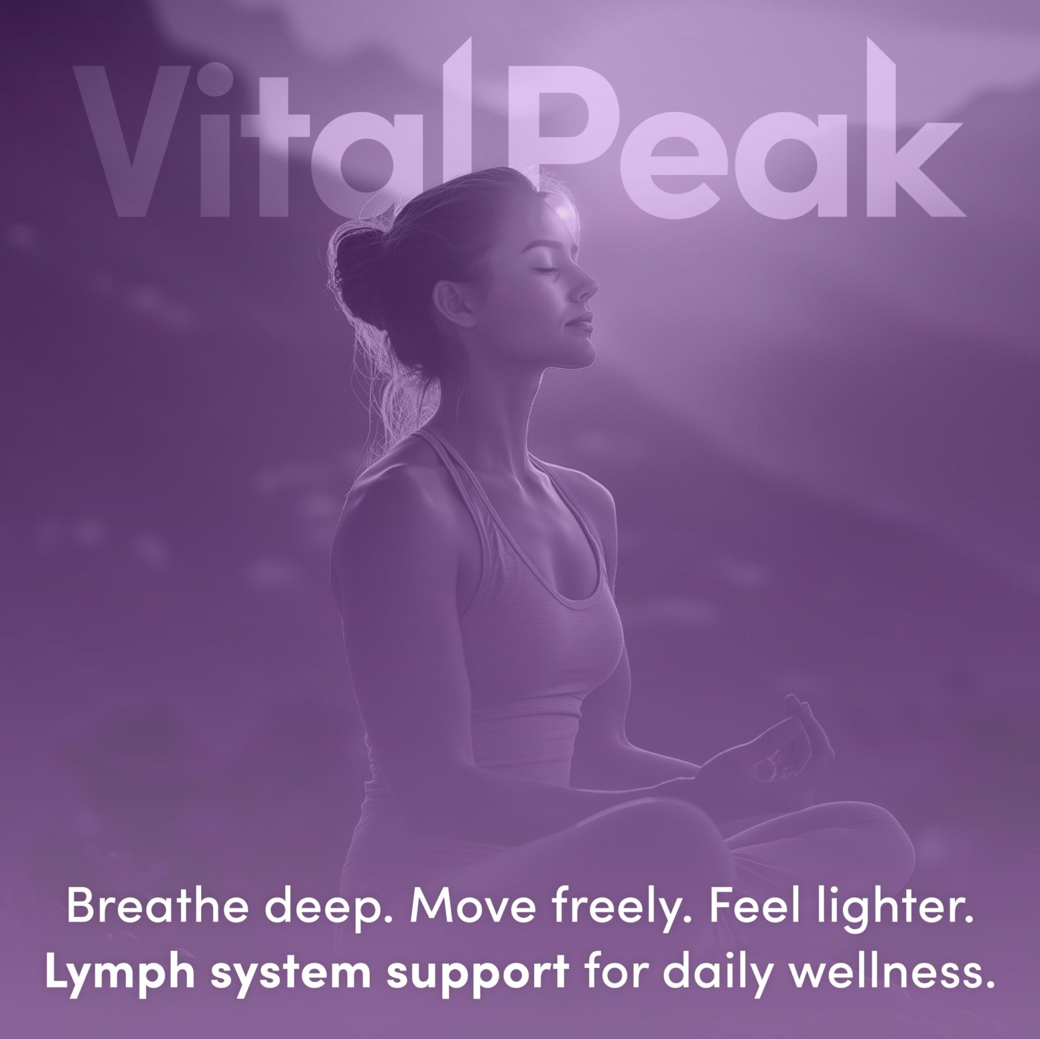 Lymph Peak - Lymphatic Drainage Supplements - Lymph System Support - with Burdock Root, Echinacea Extract, Bromelain, Dandelion Extract & More - Vegan, Non GMO, Gluten Free - 60 Capsules - Maple Wellness Supplements