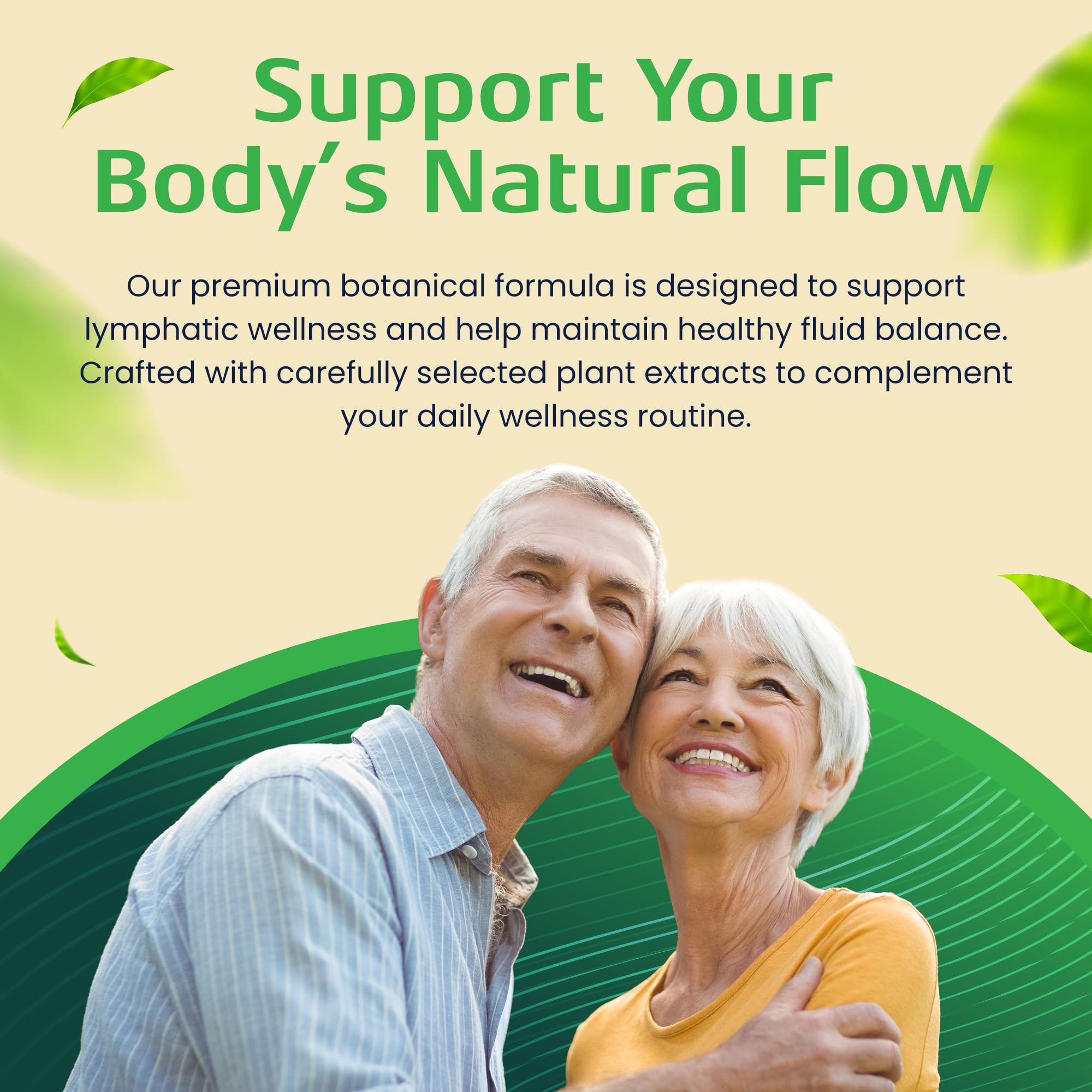 Lymph Savior - Plant-Based Lymphatic Support Supplement with Red Clover, Horse Chestnut & Burdock Root for Fluid Balance & Daily Wellness - Non-GMO, Made in USA - 30-Day Supply, 1 Bottle - TrustMedUSA