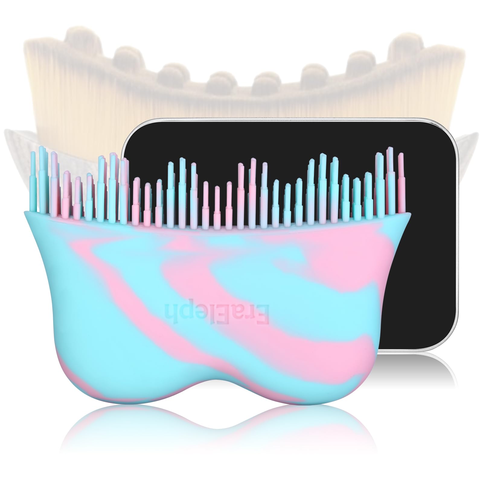 Lymphatic Contour Face Brush, Silicone Lymphatic Drainage Massager, Dry Brush Alternative to Gua Sha for Face and Body - Maple Wellness Supplements