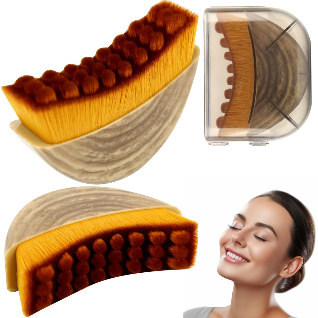 Lymphatic Contour Face Brush,Lymphatic Drainage Massager,Lymphatic Face Brush Ergonomically Designed to Fit The Skin Precisely Relieve Fatigue(1PCS) - Maple Wellness Supplements
