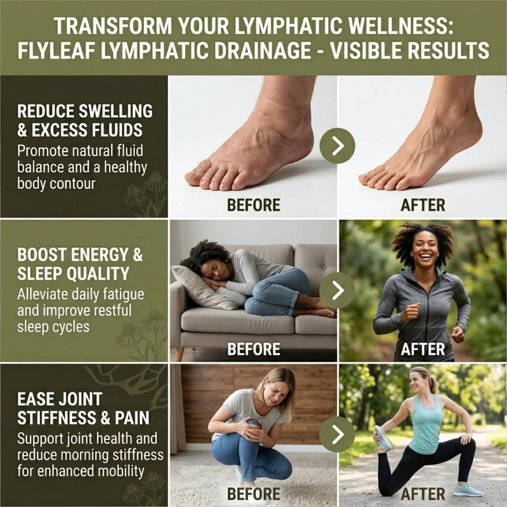 Lymphatic Drainage Capsules - 45-Day Body Reset with 500mg Echinacea & Dandelion - Supports Fluid Balance, Natural Energy & Joint Comfort - Non-GMO, 90 Capsules - Maple Wellness Supplements