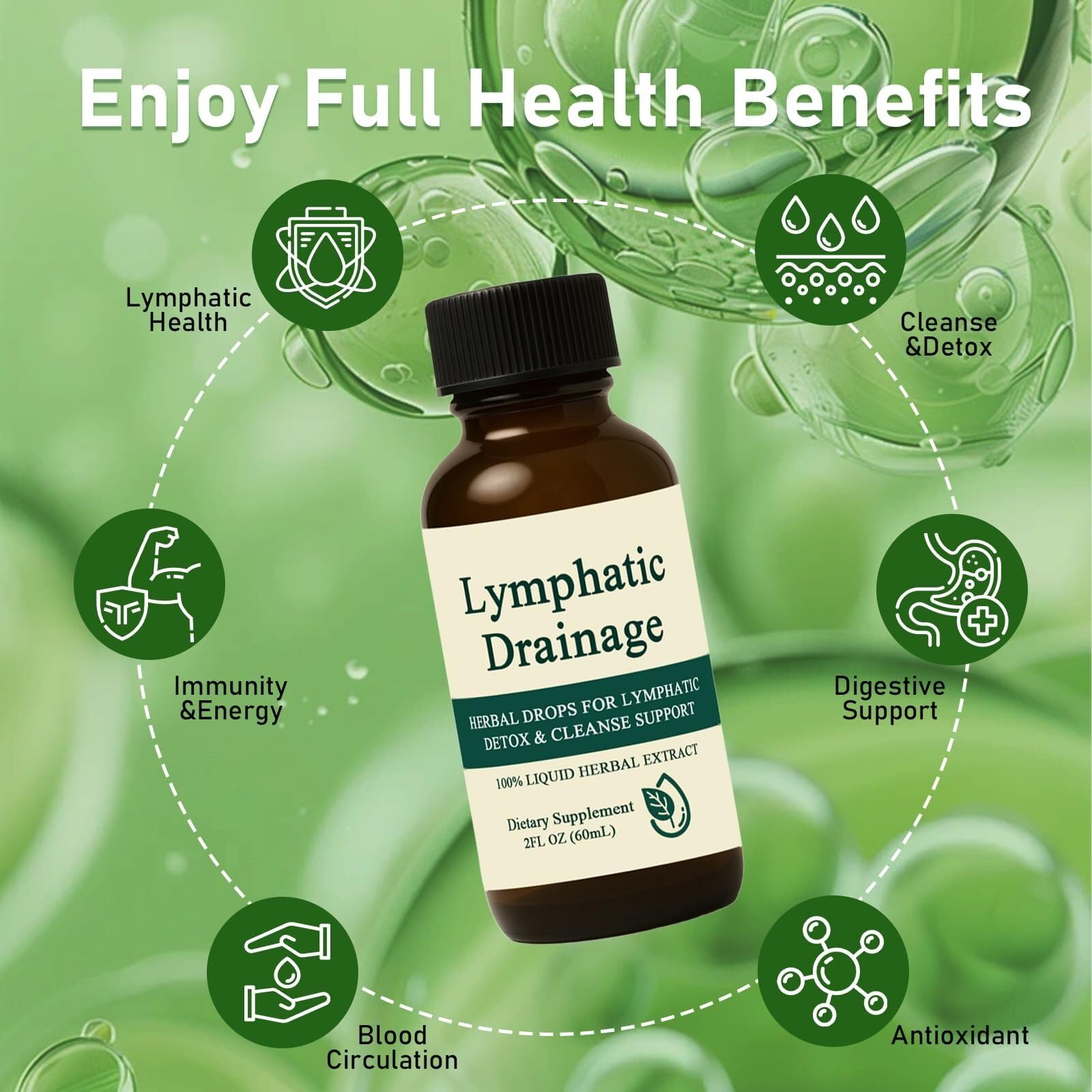 Lymphatic Drainage Drops 2 Fl Oz - Maple Wellness Supplements