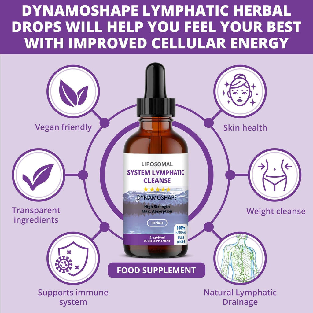 Lymphatic Drainage Drops | Lymphatic Drainage | Organic Lymphatic Drainage for Immune Support | Lymphatic Support Supplement | Vegan | Non-GMO | Gluten Free | 1 Fl Oz… - Maple Wellness Supplements