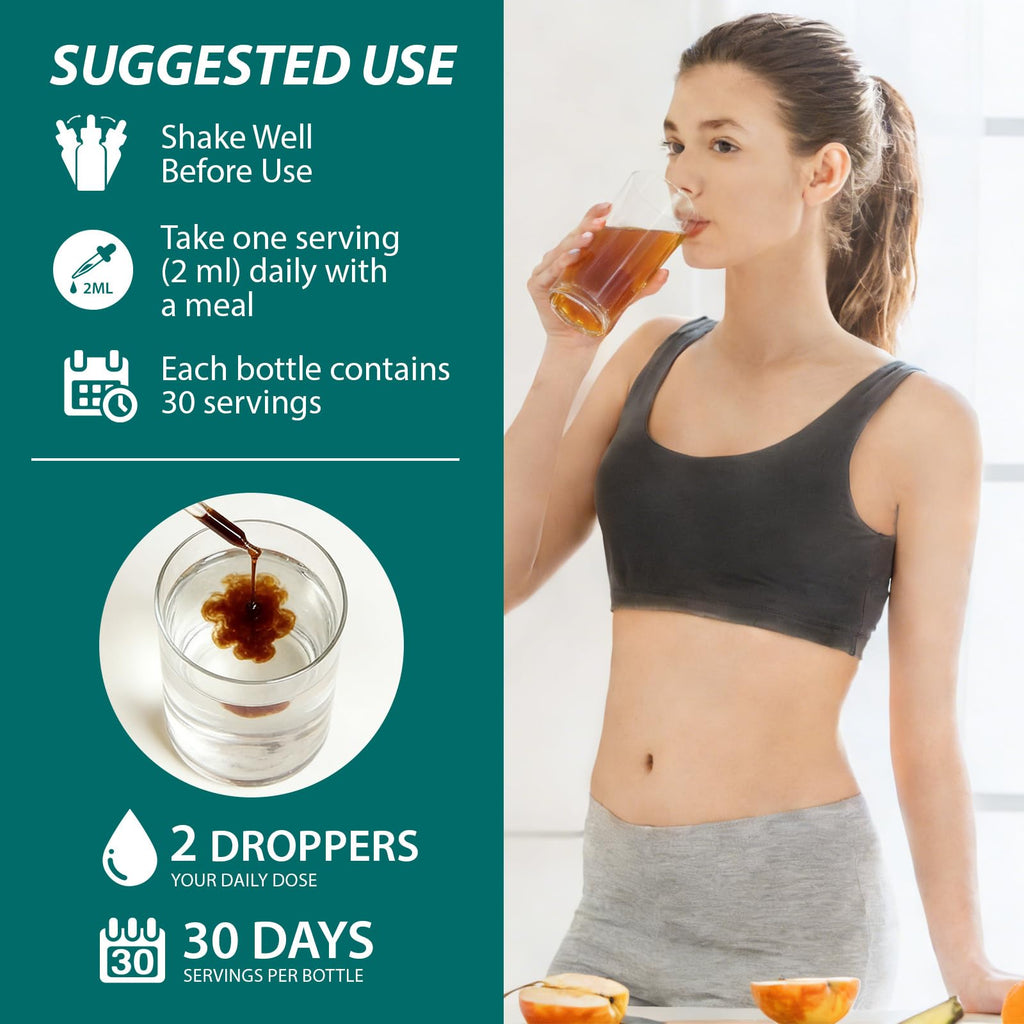 Lymphatic Drainage Drops, Natural Lymph Cleanse & Immune Support Supplement with Echinacea, Dandelion, Elderberry, Cleavers, Astragalus & Burdock, 2 FL OZ (1) - Maple Wellness Supplements