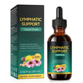 Lymphatic Drainage Drops, Support Supplement with Echinacea, Dandelion, Elderberry, Cleavers, Astragalus, Burdock & More, 2 FL OZ - Natural Lymphatic Cleanse & Immune Support - Maple Wellness Supplements