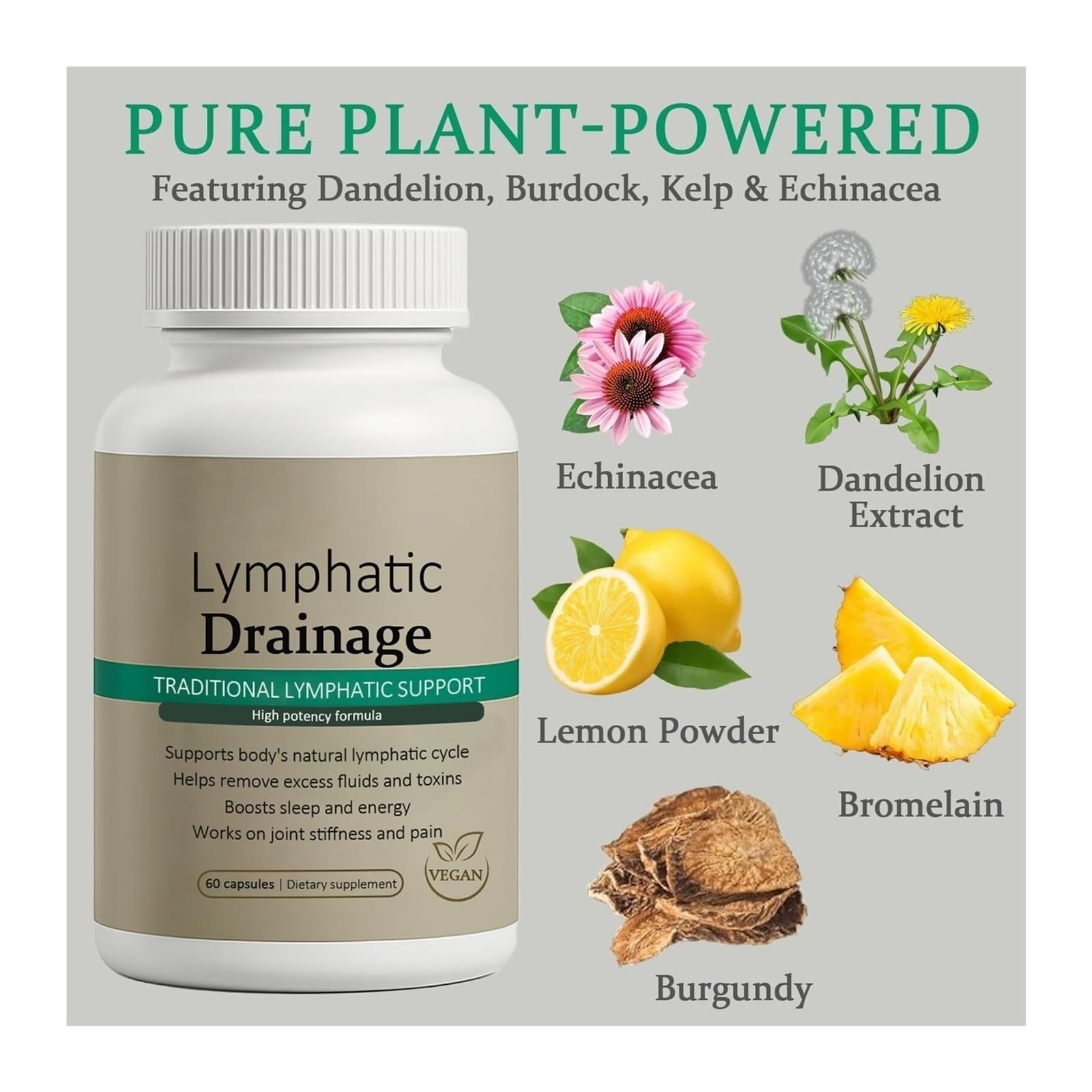 Lymphatic Drainage Natural Herbal Blend - Maple Wellness Supplements