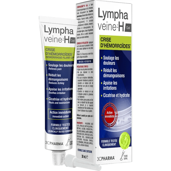 Lymphaveine-H Hemorrhoidal Crisis Gel 3C Pharma 30ml - TrustMedUSA