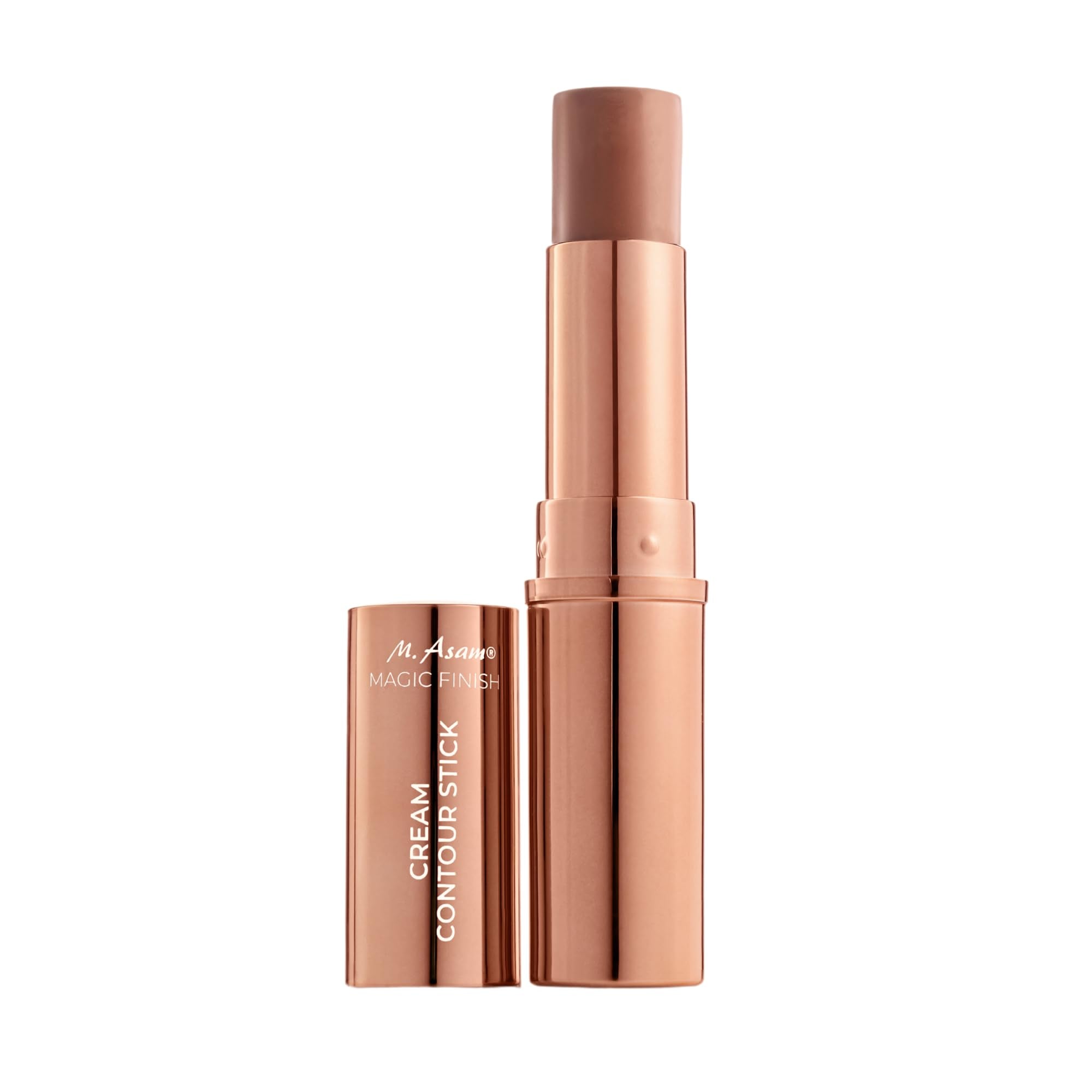 M. Asam MAGIC FINISH Cream Contour Stick medium-dark (0.28 Oz)- creamy contour stick for a defined face shape, creates optical shadows, bronzer stick with moisturizing hyaluronic acid, vegan - TrustMedUSA