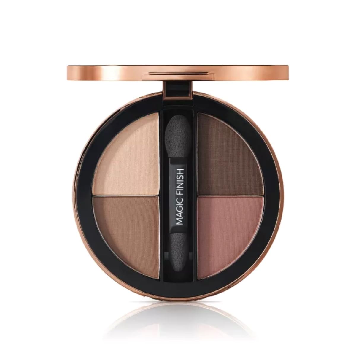 M. Asam MAGIC FINISH Eyeshadow Palette Satin Eyeshadow No. 1-4-in-1 make-up with hyaluronic acid, ultra-fine pigments, satin finish & intense color, case with mirror & applicator, 4 x 0.08 Oz - TrustMedUSA