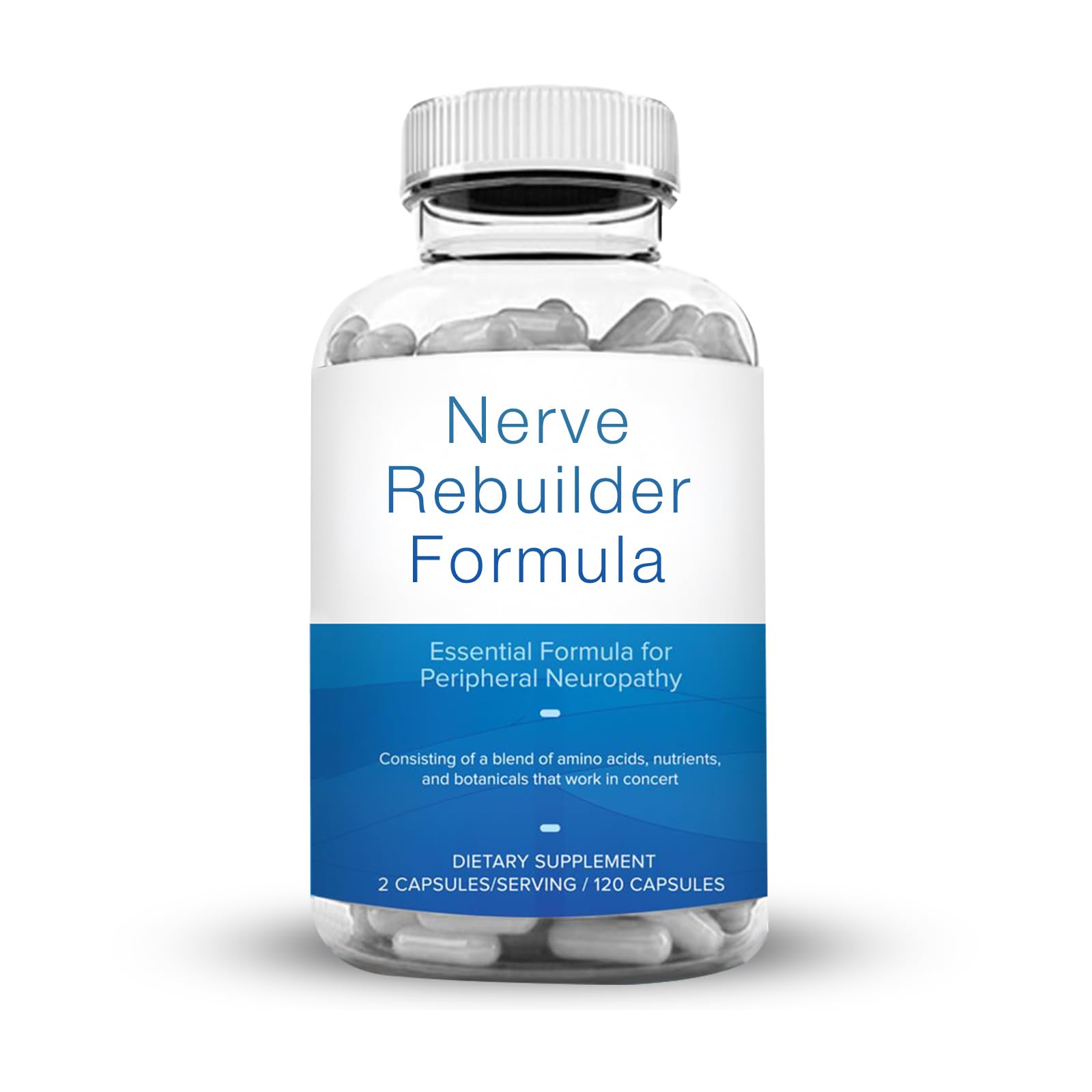 M PAIN MANAGEMENT TECHNOLOGIES Nerve Support Supplement - Nitric Oxide/L-Arginine - Feet Hand Legs Toe Maximum Strength Nerve Support Formula 120 Caps - TrustMedUSA