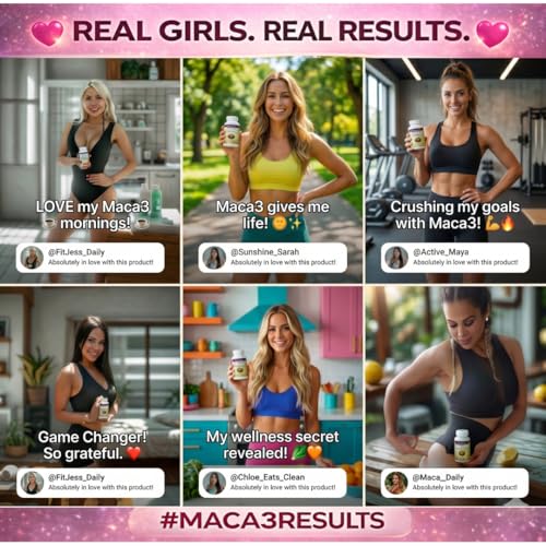 Maca 3 Capsules – Black, Red & Yellow Maca Root Blend – Feminine Balance & Natural Body Support – Herbal Formula - TrustMedUSA