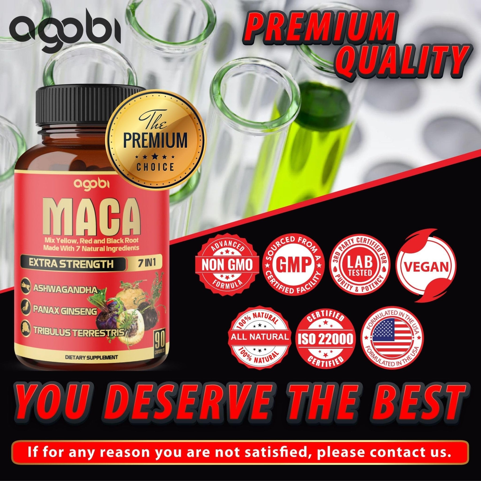 Maca Root Capsules - Supports Natural Health - Energy - Performance & Mood Supplement - Enhanced Blood Flow 3-Month Supply - TrustMedUSA