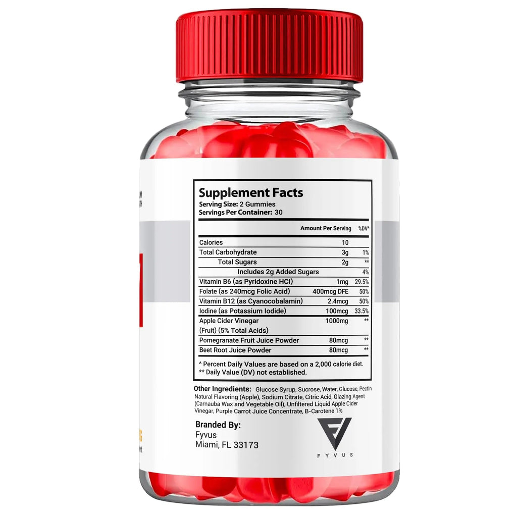 Macro Keto ACV Gummies Advanced Apple Cider Vinegar Vitamin Supplement - TrustMedUSA